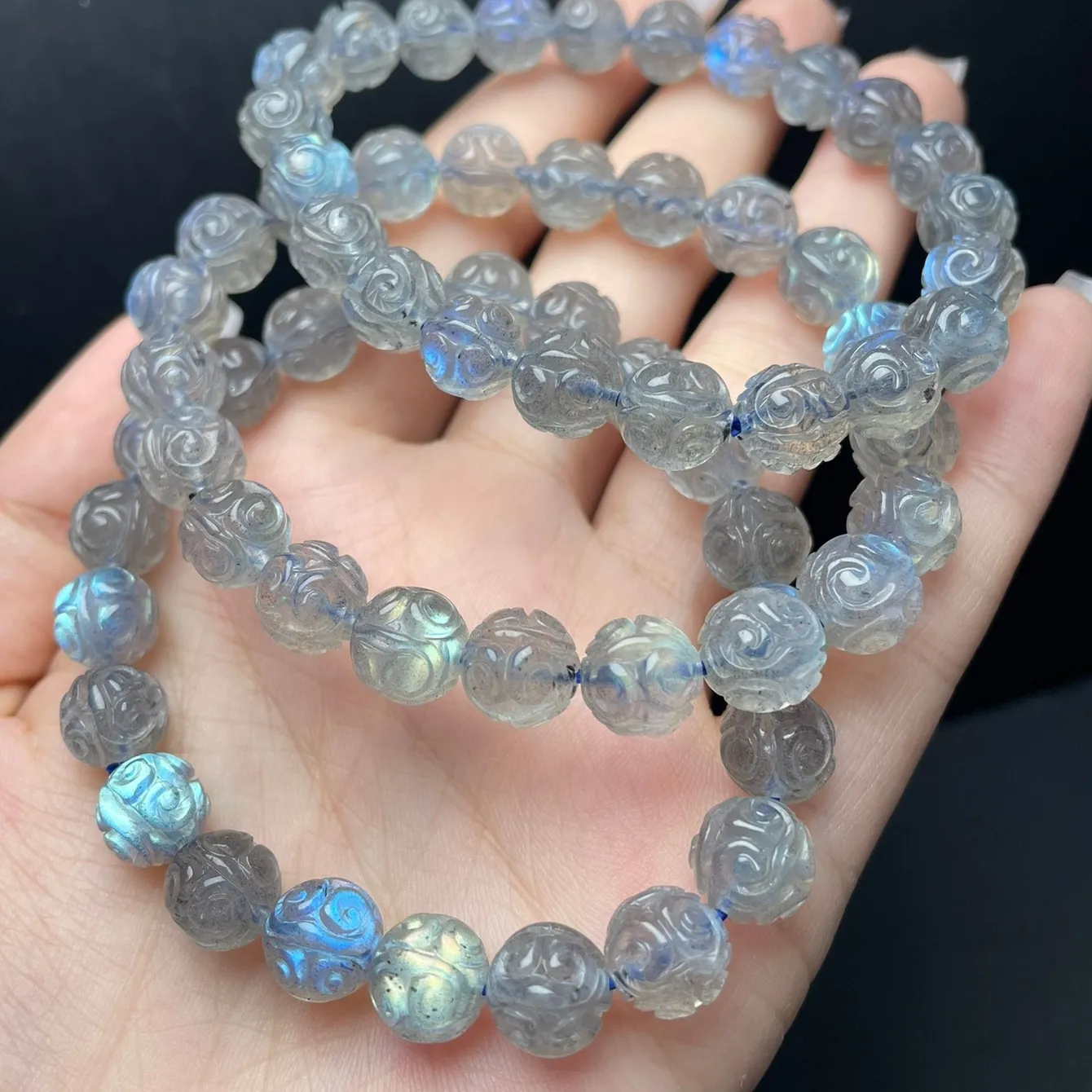 Authentic Labradorite Ethereal Fretwork Talisman