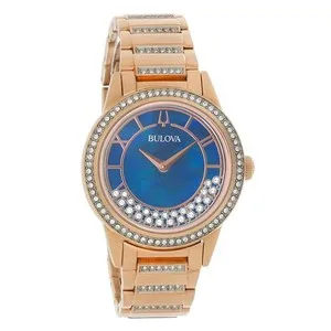Authentic Whispers of Devotion: Rose Gold Plated Timepiece for the Heart