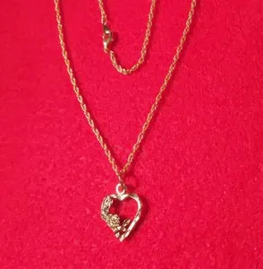 Authentic The Golden Heart of Eternal Radiance Necklace