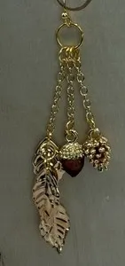 Authentic Whispers of the Autumn Grove 14K Gold-Plated Sacred Harvest Earrings