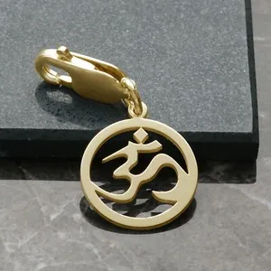 Authentic The Sacred Resonance: Golden Om Celestial Pendant