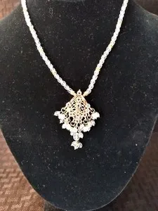 Authentic Auroral Splendor: Indian Party Wear Ethnic Traditional Bollywood Gold Plated Pendant Jewelry