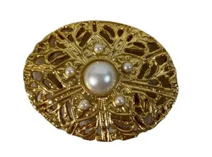 Authentic Pearl of Protection: Golden Radiance of Inner Peace