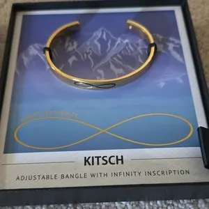 Authentic The Eternal Loop Gold-Plated Infinity Bangle