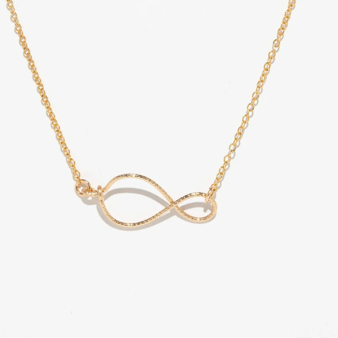 Authentic 14K Gold Filled Infinity Necklace Handmade Dainty Luxury Necklace Waterproof Tarnish Resistant Jewelry for Women