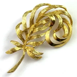 Authentic The Gilded Plume: A Vintage Talisman of Freedom and Ascension