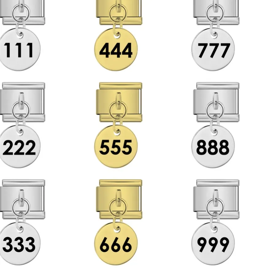 Authentic The Numerological Cipher: Sacred Italian Charm Link