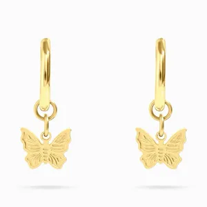 Authentic Wings of Serenity: Butterfly Charm Earrings for Inner Peace