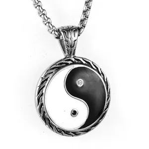 Authentic Harmony's Balance - A Gold Plated Yin Yang Amulet Necklace