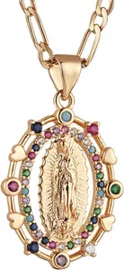 Authentic Radiant Grace: The Blessed Guadalupe Gold Amulet