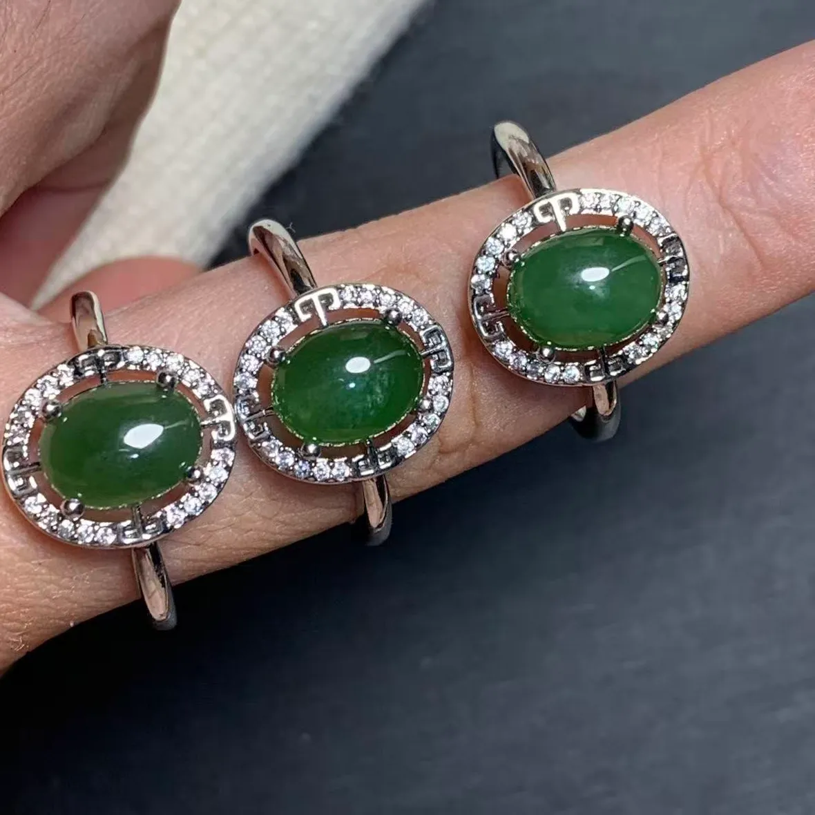 Authentic The Verdant Butterfly of Eternal Renewal Jade Ring