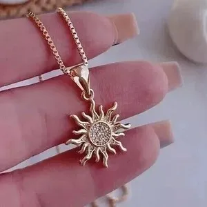 Authentic Radiant Solar Flare Moissanite Amulet