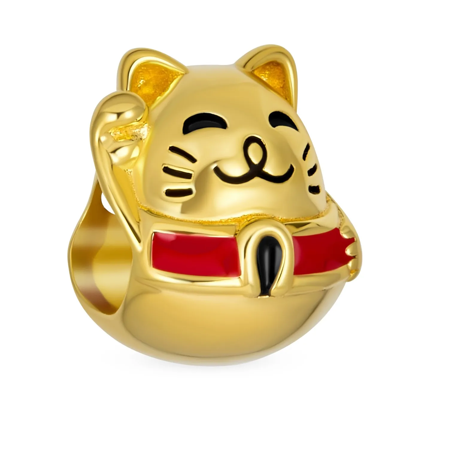 Authentic The Golden Fortune Beckoning Cat Talisman