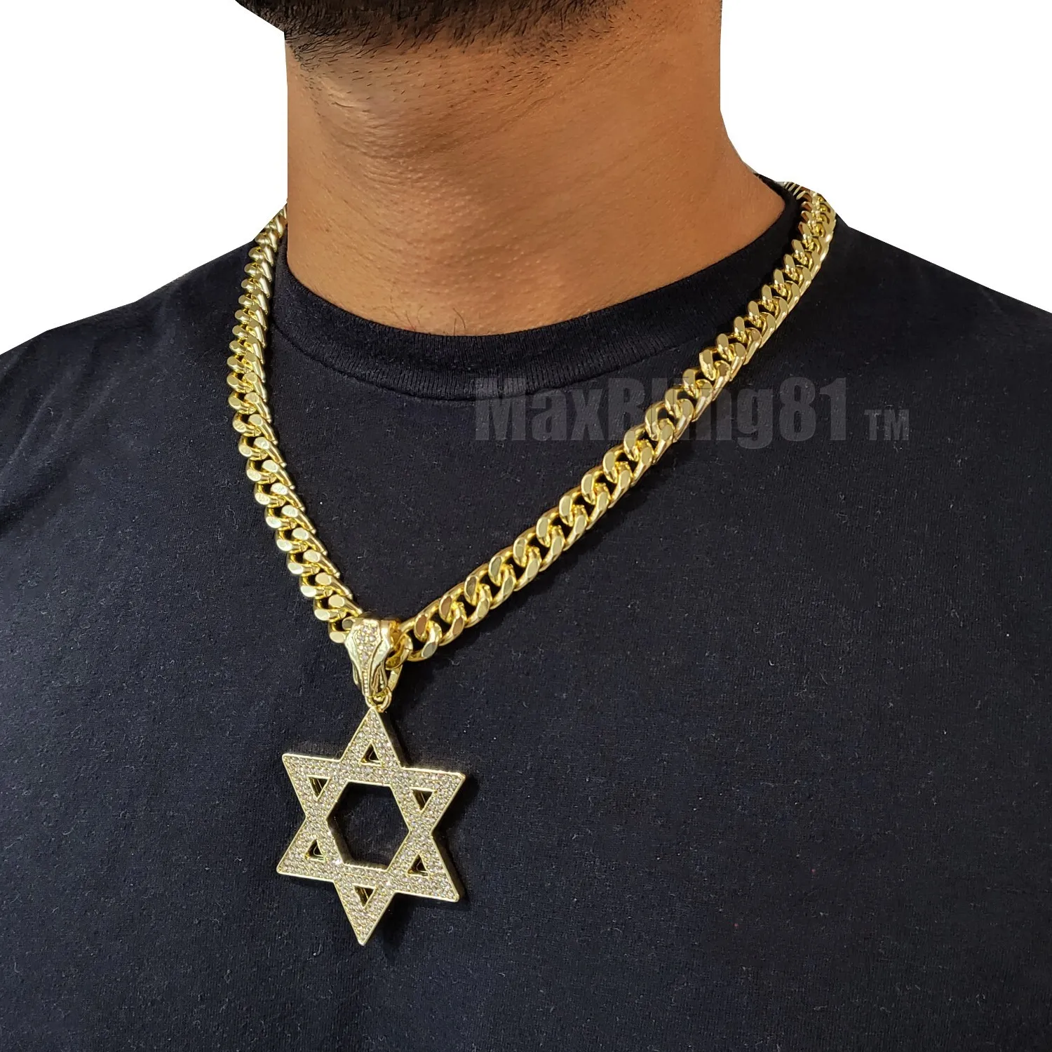 Authentic Radiant Hexagram: The Celestial Shield Gold-Plated Talisman