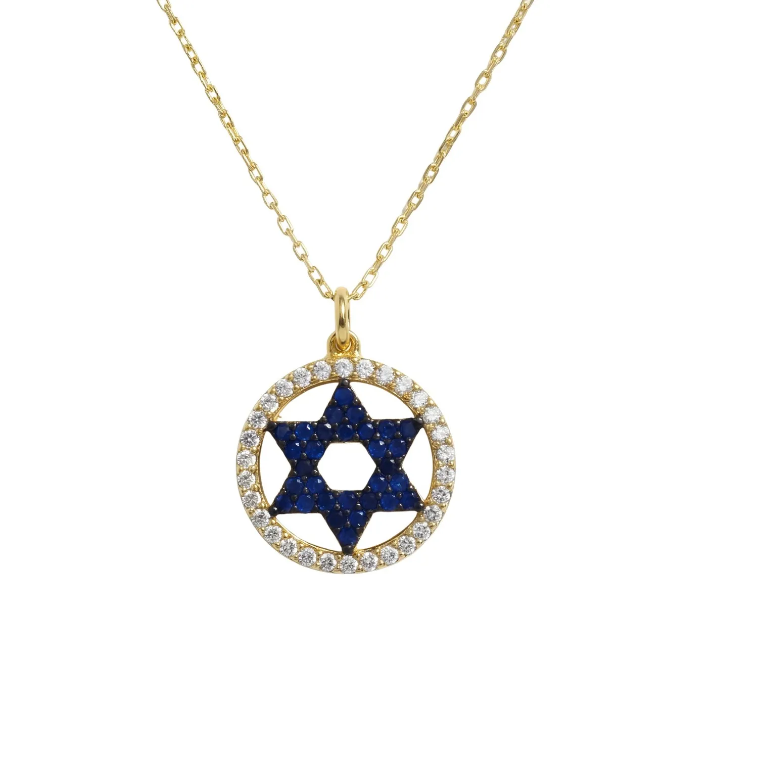 Authentic Celestial Protection: The Enchanted Blue Star of David Necklace