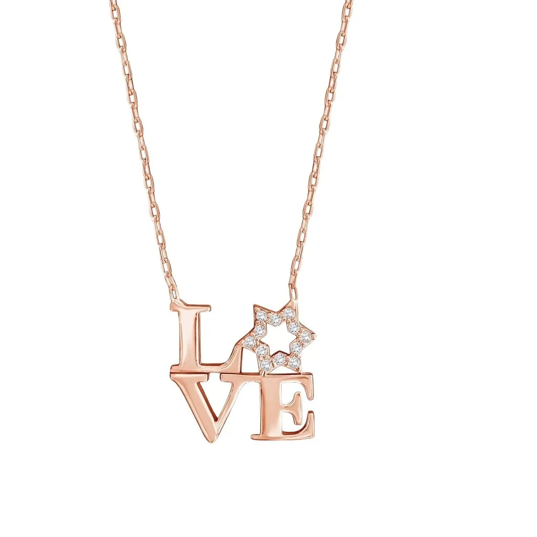 Authentic Celestial Star of David Love Pendant - 925 Sterling Silver & CZ Radiant Talisman