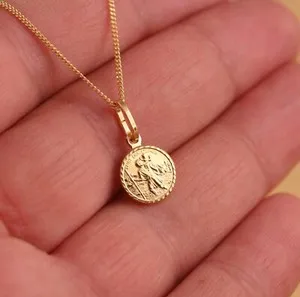 Authentic The Golden Pathfinder: Saint Christopher Sacred Silver Talisman