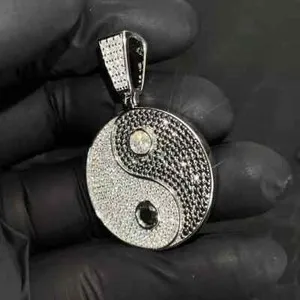 Authentic Yin Yang Harmony Pendant: Embrace Balance in 14K Gold