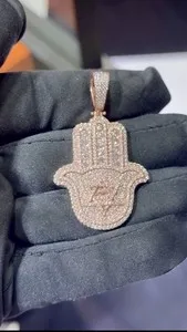 Authentic The Celestial Hamsa: Rose Gold Radiance of Eternal Protection
