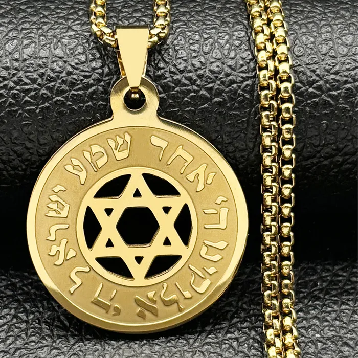 Authentic Celestial Shield: Gold‑Silver Star of David Amulet