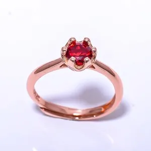 Authentic Rose-Gold Amulet of Protection: Harnessing the Power of Garnet