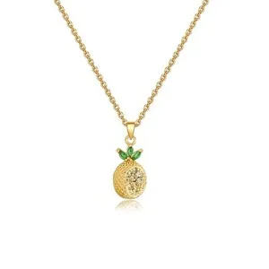 Authentic Sacred Pomegranate of Abundance: 18K Gold Plated Necklace