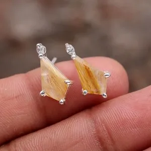 Authentic Rutilated Quartz Guardians: Minimalist Protection and Inner Light