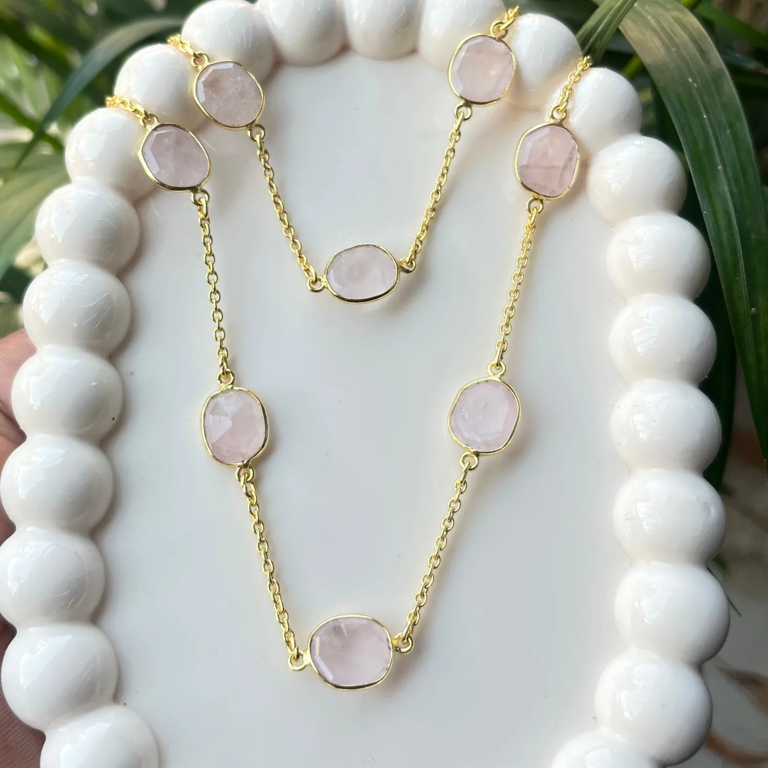 Authentic The Whispering Heart of Dawn Rose Quartz Talisman