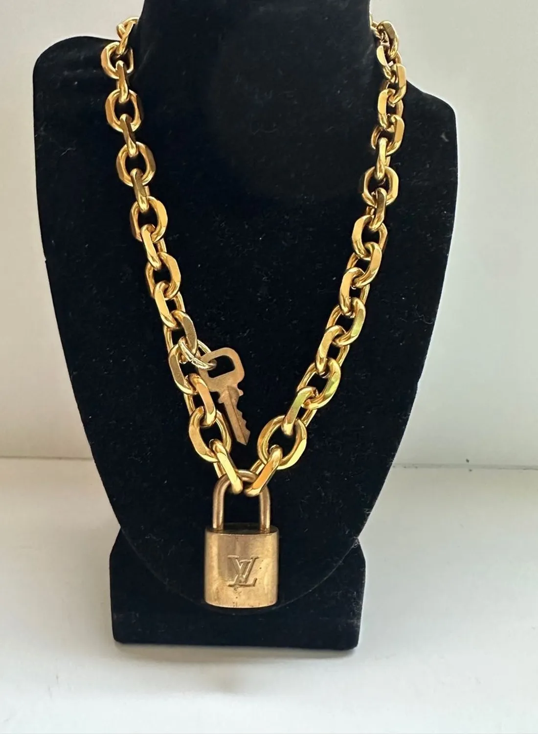 Authentic The Keeper of Secrets: Golden Lock and Key Talisman