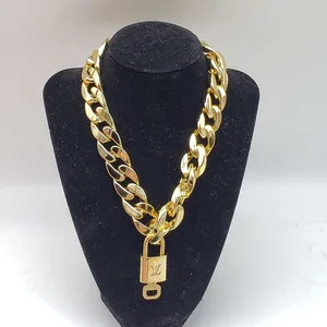 Authentic The Gilded Guardian: Louis Vuitton Lock and Key Sacred Chain