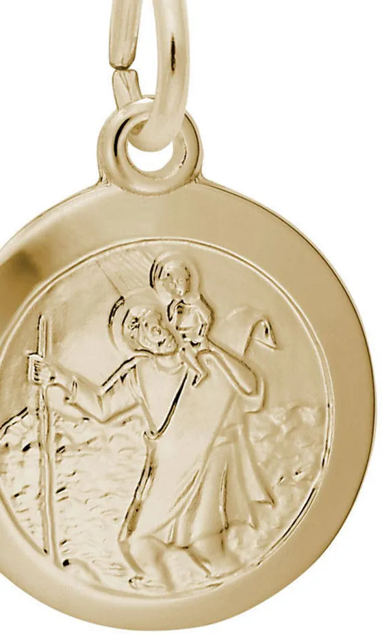 Authentic The Guardian of the Journeyer Small St. Christopher Sacred Talisman