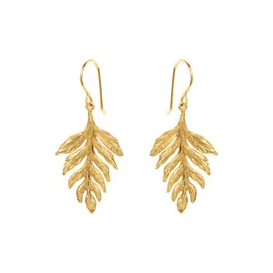 Authentic The Golden Frond Tapestry: Catherine Zoraida Fern Earrings