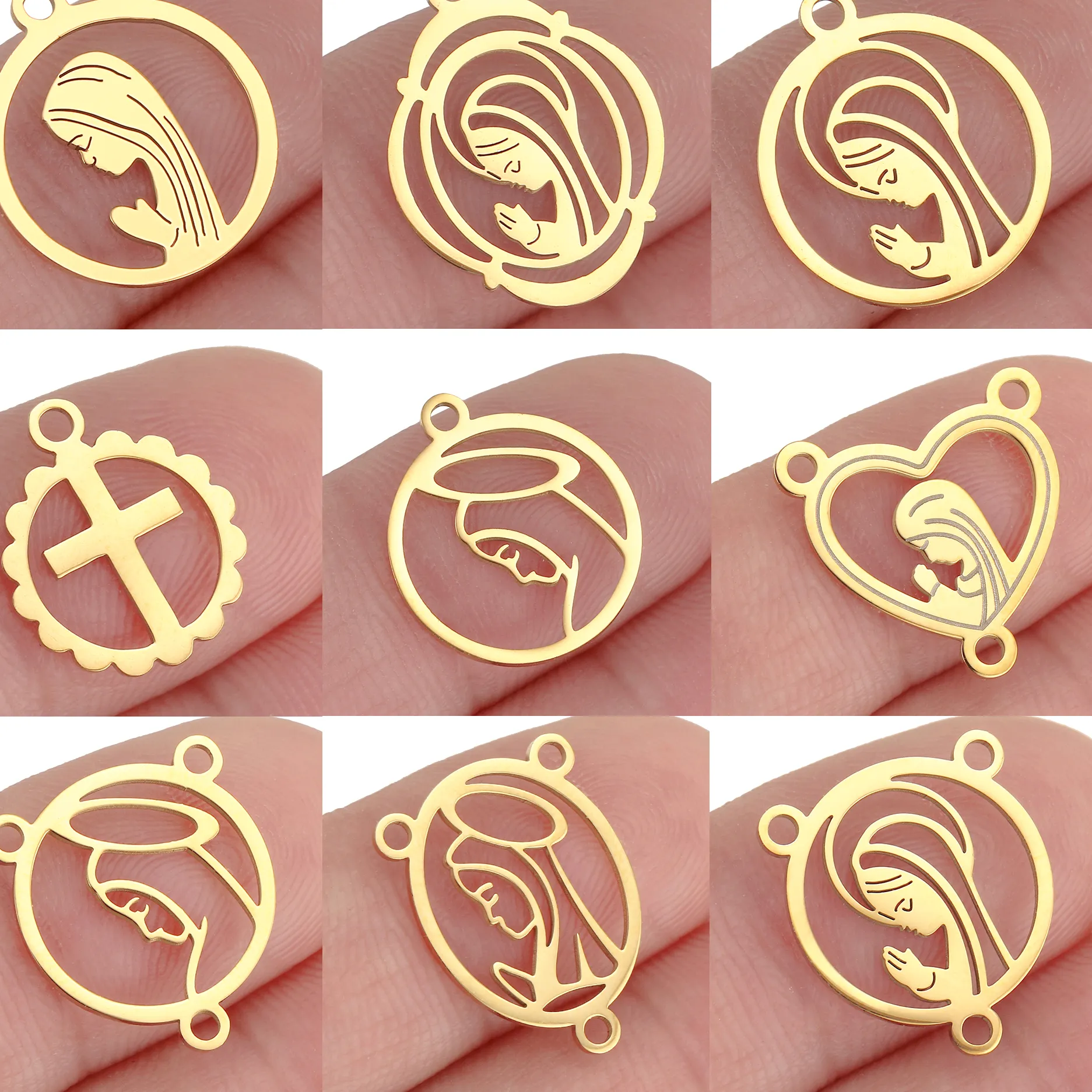 Authentic Sanctuary of Grace: The Trifecta Virgin Mary Protection Charms