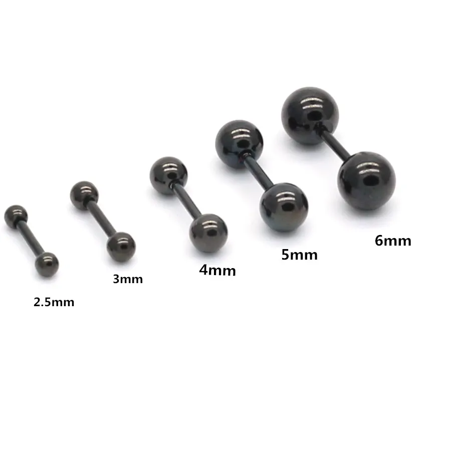 Authentic Obsidian Spheres: The Sentinel Screw-Back Studs
