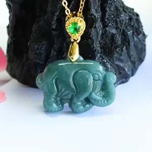 Authentic The Gilded Guardian: Celestial Jade Elephant Talisman