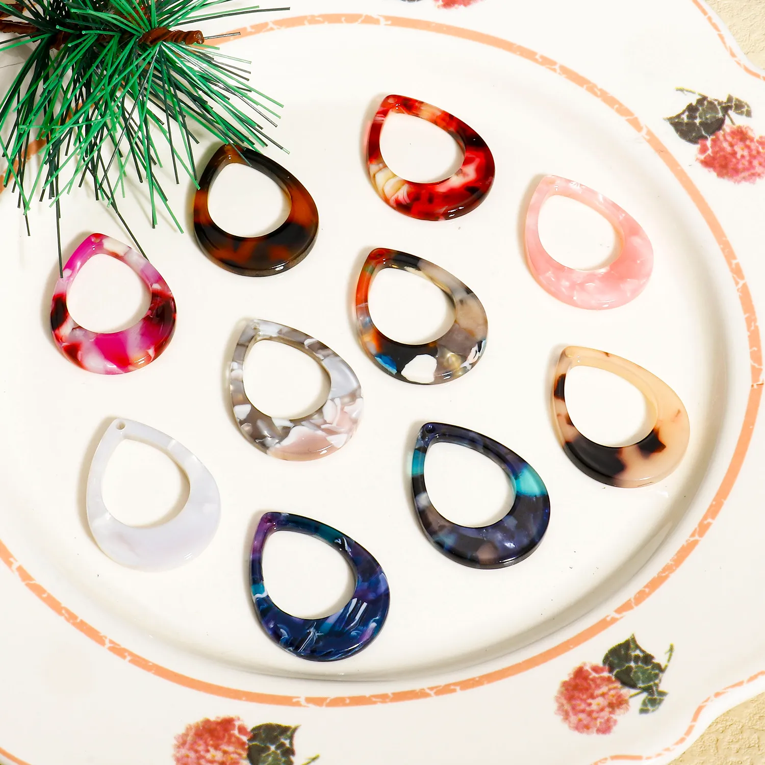 Authentic Ethereal Marble Veins: Sacred Hollow Drop Talismans