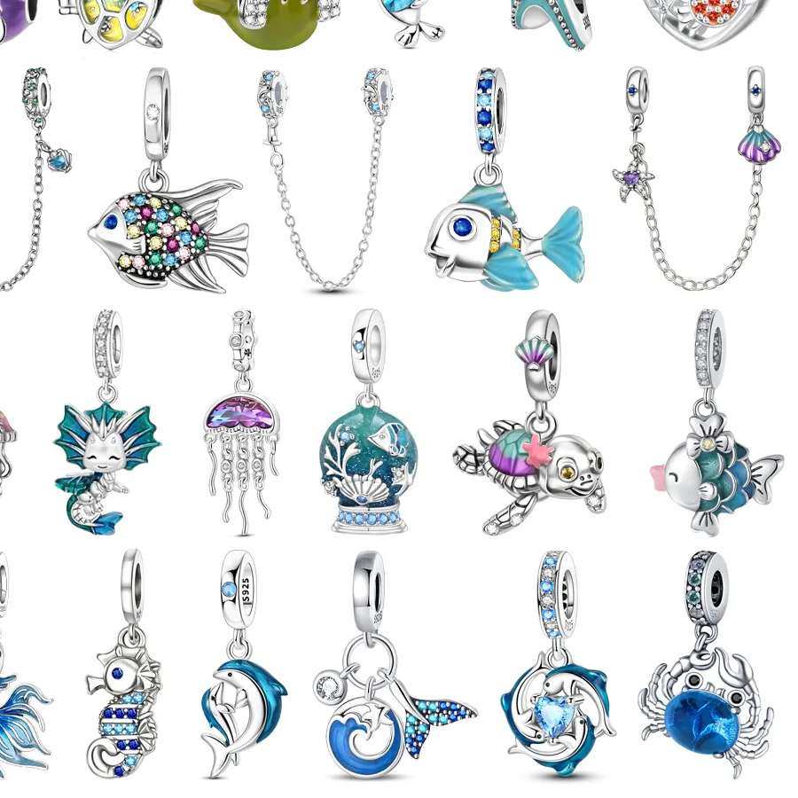 Authentic Harmonize with Oceanic Serenity - Conch Beaded Charm of Protection and Abundance