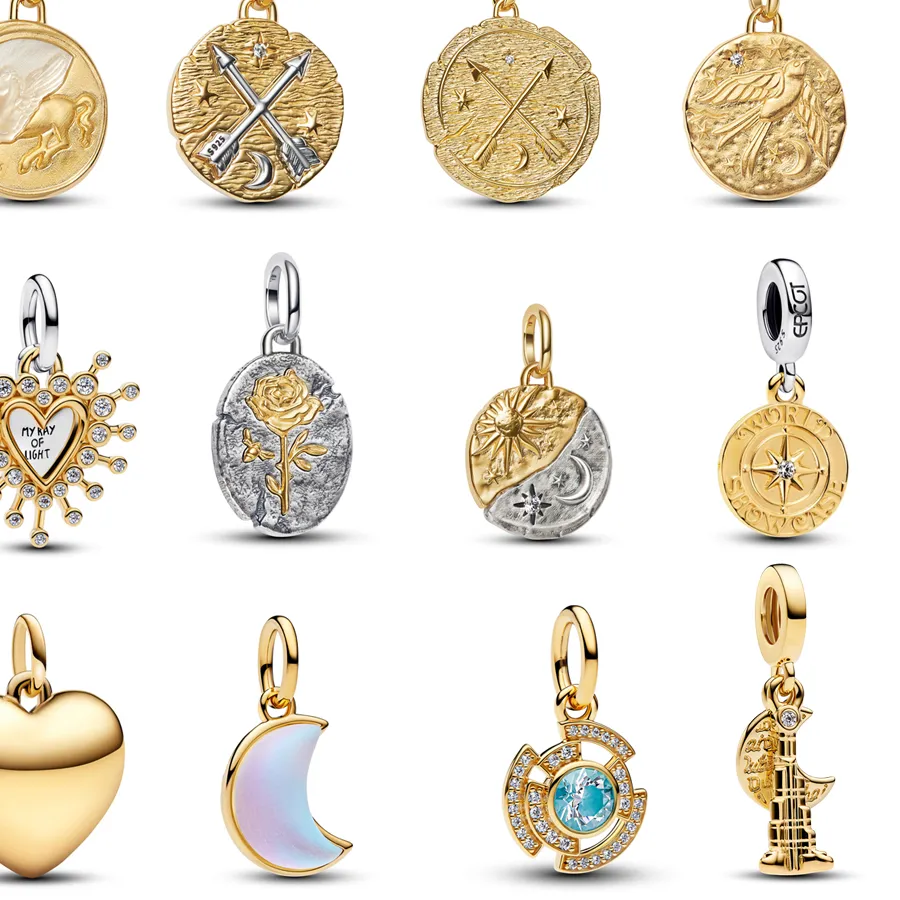 Authentic The Celestial Rose: An Alchemical Fossil Charm