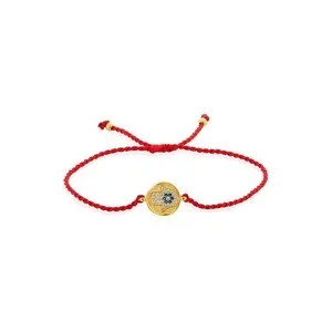 Authentic The Golden Hand of Sanctuary Kabbalistic Red String Talisman