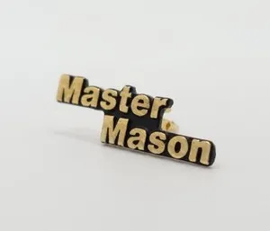 Authentic The Architect’s Sigil: Vintage Gold-Plated Master Mason Emblem
