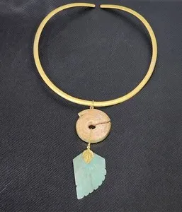 Authentic The Primordial Tide Choker of Eternal Green Beryl