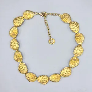 Authentic The St. John Gilded Nautilus Collar: A Resonance of Ancient Tides and Radiant Gold