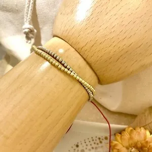 Authentic High end brand designed 14k gold plated lucky red string Ball bracelet