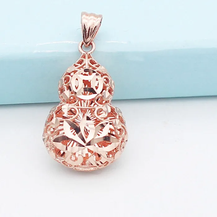 Authentic The Gilded Lotus & Sacred Gourd Pendant