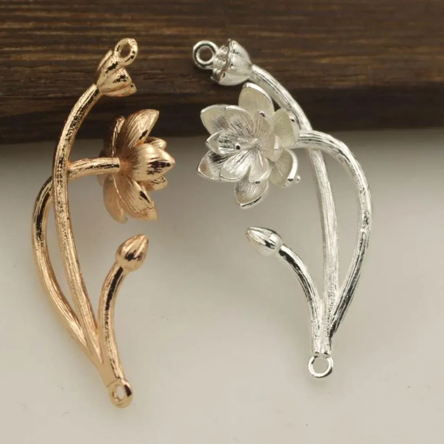 Authentic Sacred Lotus and Branch Assemblage: A Botanical Talisman for Divine Creation