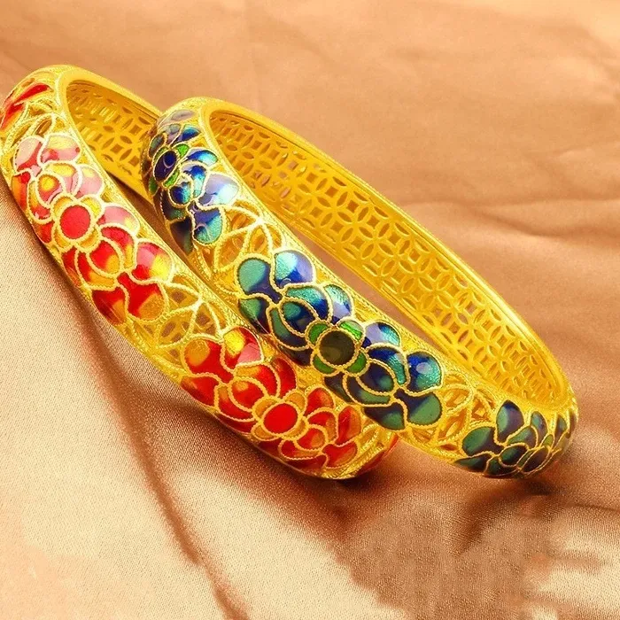 Authentic The Lotus Bloom: A Sacred Wedding Bracelet of Ancient Charm