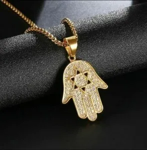 Authentic The Starry Hamsa: A Celestial Talisman of Protection and Abundance