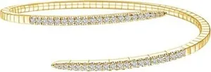 Authentic Celestial Bypass Diamond Cuff: A Conduit of Eternal Radiance
