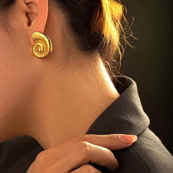 Authentic Whispers of the Ocean: Conch Spiral Amulets
