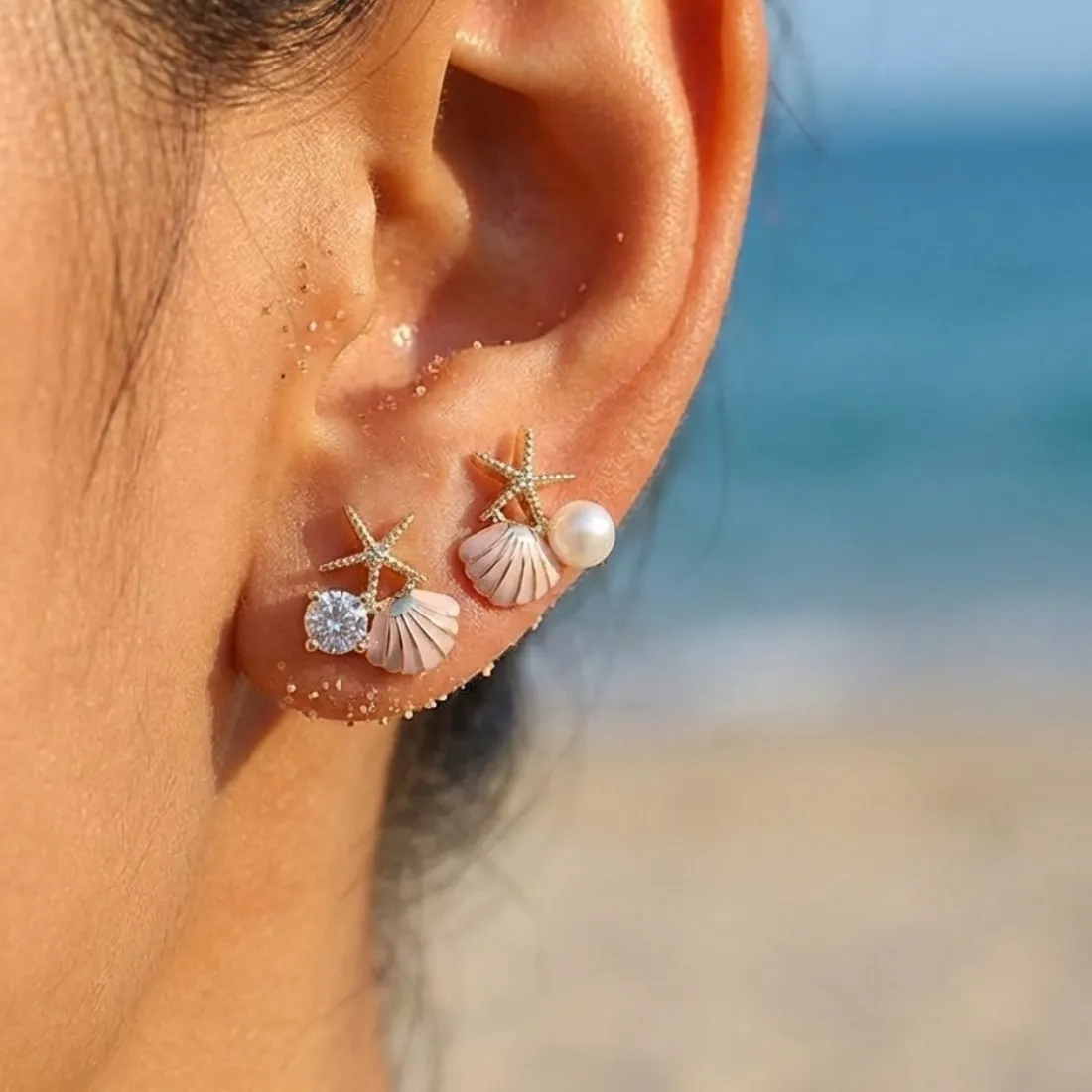 Authentic Tides of the Celestial Deep Asymmetrical Studs